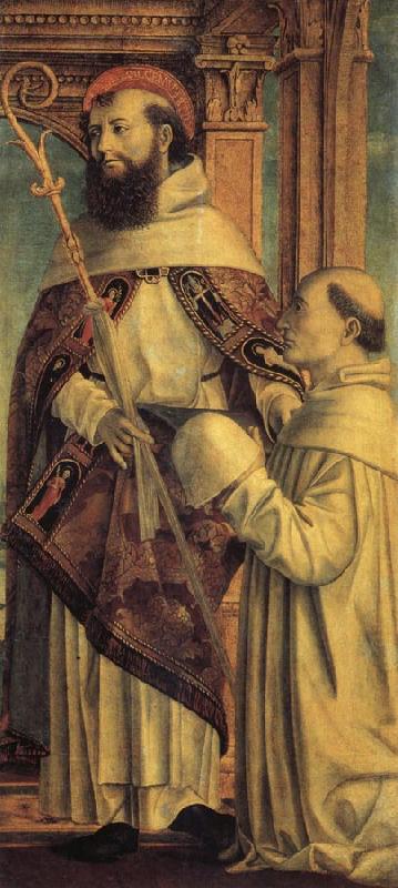 Bernardo Zenale St.Bernard and a Cistercian Monk Germany oil painting art